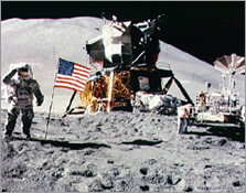 アポロ15号、月着陸船、初代ローバー（月面探査車）